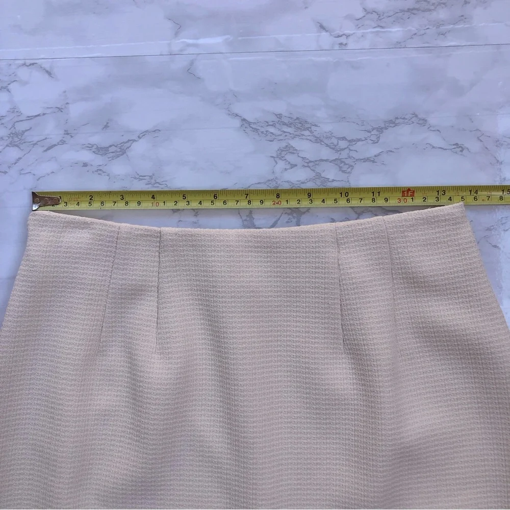Dolce & Gabbana Tweed Knit Mini Skirt Ivory Women’s Size 38